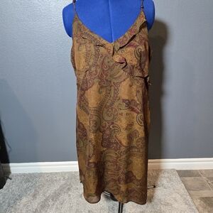 Lauren Ralph Lauren Paisley Ruffle Dress